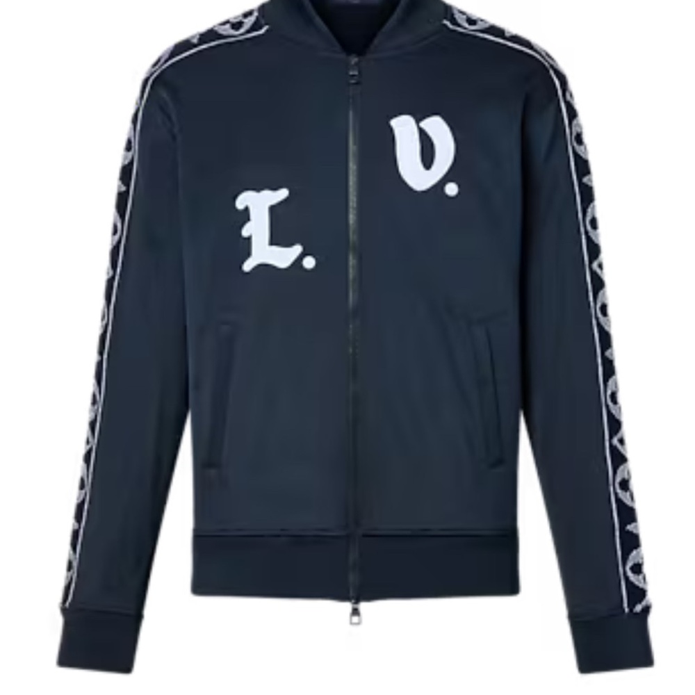 Louis Vuitton Embroidered signature track top